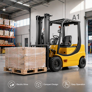 Forklift Baterai Gudang Langsung dari Pabrik, Mudah Digunakan di Halaman Beraspal, Pengangkatan Pallet, Penanganan Mudah, Dukungan Ekspor Langsung dari Pabrik - Product Image 1