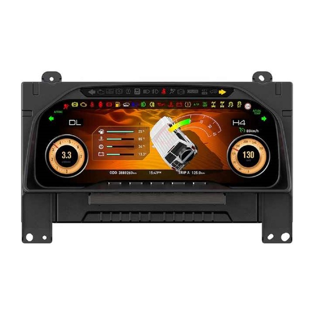 LCD Digital Dashboard Cluster for Toyota Land Cruiser LC70 LC75 LC76 LC79 2007-2021 Virtual Instrument Panel Speedometer Cockpit