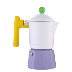 <span class=keywords><strong>Cafetière</strong></span> Moka italienne portable en aluminium 150 ml 3 tasses, expresso sur cuisinière, bouilloire classique, Cafetera, OEM commercial - Product Image 4