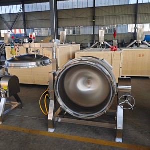 Olla industrial de alta velocidad para sopa <span class=keywords><strong>Minestrone</strong></span>/Chowder de almejas con mezclador de cocción para la venta - Product Image 1