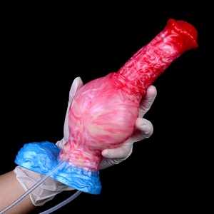 NNSX Big Knot <b>Dildo</b> Inflatable Squirting Horse <b>Dildo</b> Big Girth Cock Anal Plug Adjustable Knot Stimulator Vagina Anal Plug - Product Image 3