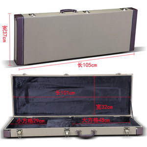 Étui rigide de luxe pour <span class=keywords><strong>guitare</strong></span> électrique, étui rectangulaire en bois avec doublure en tissu peluche pour guitares de style ST TL, vente en gros - Product Image 3