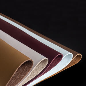 מפעל חלק מבד תבואה פו דמוית עור סינתטי לכיסא ריהוט ריפוד עם בד ארוג - Product Image 2