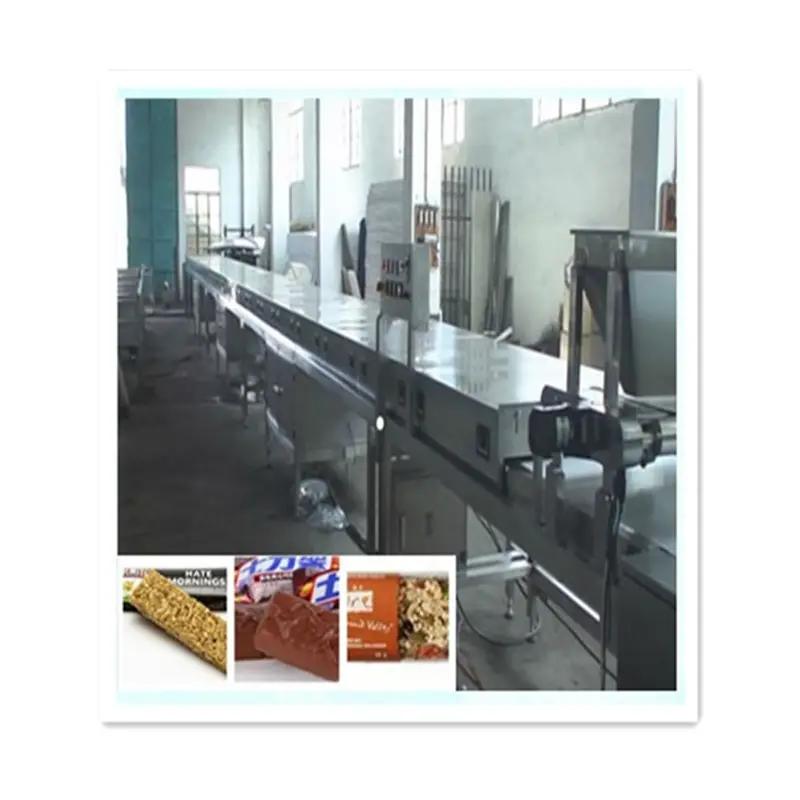 Máquina comercial de produção de barra de chocolate amendoim