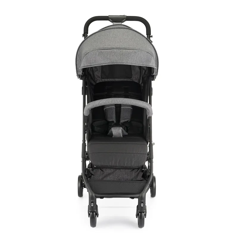 Poussette pliable pour bébés, landau gris