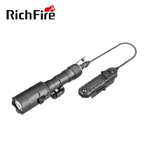 1200 lumen tactical flashlight with remote switch white light with green laser combo tactical flash light