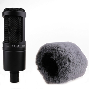 Chat mort Microphone pare-brise manchon manchon mousse pour AT2020 AT2035 micro mousse Pop <span class=keywords><strong>filtre</strong></span> éponge micro couverture enregistrements clairs DXAC - Product Image 2