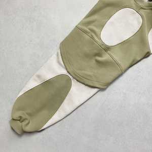 Yingling Cropped Crew Neck <b>Sweatshirts</b> Polyester/Cotton Latest Designer Color Block for <b>Men</b> <b>Crewneck</b> <b>Sweatshirt</b> - Product Image 5