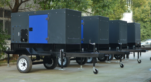 เครื่องกำเนิดไฟฟ้า 250kva 60Hz 400V สตาร์ทอัตโนมัติสำหรับเครื่องยนต์อัลเทอร์เนเตอร์ มาตรฐาน ISO8528 ได้รับการรับรองมาตรฐาน CE พร้อมล้อเลื่อน - Product Image 5