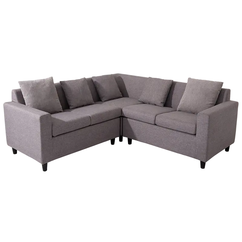 Canapé d'angle nordique moderne, meubles de maison, en coupe, offre spéciale