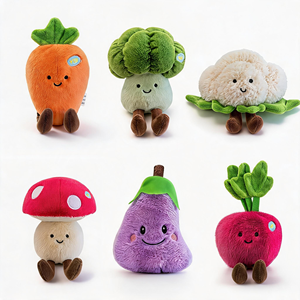 Fournisseur d'usine vérifié, jouet en peluche personnalisé super doux et moelleux en coton, peluche de légume Kawaii, animal en peluche, cadeau d'anniversaire ou de Noël pour enfants - Product Image 1