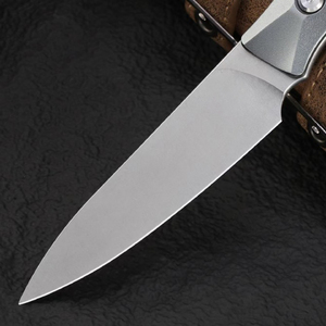 Cuchillo de Cocina Micro Technology Chef, Mango de Aleación de Aluminio G10+, Hoja de Acero de Damasco de 9.8 cm, Apto para Lavavajillas, Estilo Tradicional, Cuchillo para Frutas - Product Image 3