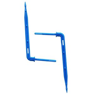 Gotero de Flecha Curva Azul para Manguera de 3/5 mm, <span class=keywords><strong>Riego</strong></span> <span class=keywords><strong>por</strong></span> <span class=keywords><strong>Goteo</strong></span> para Macetas de Jardín - Product Image 4