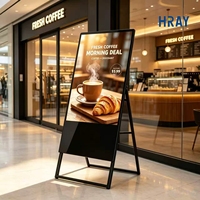 Pantalla Digital Vertical HRAY de 32 Pulgadas con Relación de Aspecto 16:9, Ideal para Centros Comerciales, Presentación de Productos, Compatible con OEM y ODM