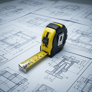 OEM fai <span class=keywords><strong>da</strong></span> te misura il nastro in acciaio Mini stile con sistema di pollici metrici in acciaio al carbonio alloggiamento per la misurazione della distanza <span class=keywords><strong>del</strong></span> sarto - Product Image 5