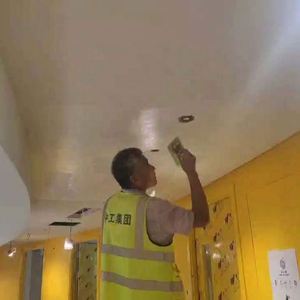 Plafond en plâtre acoustique, granulés de marbre naturel, revêtement E1 - Product Image 6