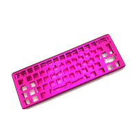 Kit DIY Keyboard Mekanik 75% Kustom dari Pabrik Kit Kerangka Keyboard Aluminium CNC PCB RGB Hot Swap