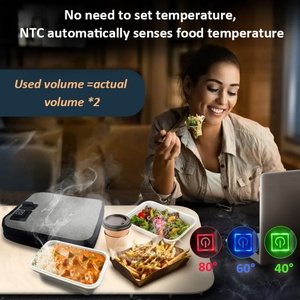Reusable Electric <b>Lunch</b> <b>Box</b> with Digital Control for Home Car Outdoor Camp Household Use Food Warmer Bag - Product Image 6