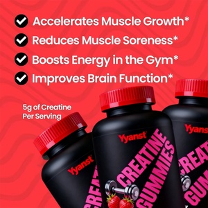 Gomitas de Creatina Monohidrato de Marca Privada, Apoyan la Salud Cerebral, Reducen el Dolor Muscular, Aumentan la Energía - Product Image 2