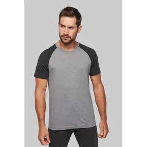 T-shirt de sport bicolore, merchandising personnalisé - Product Image 1