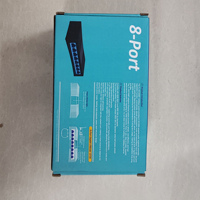 Nuevo Switch de Red Gigabit TP-LINK S108 Original de 8 Puertos para Escritorio con Funciones POE, SNMP y QoS, 1 Año de Garantía, FTTH ONU, Color Negro