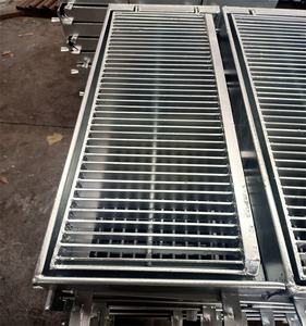 Singapore DIC Grille de drainage en acier galvanisé à entrée libre en béton préfabriqué avec cadre pour <span class=keywords><strong>couvercle</strong></span> de vidange de bordure de route - Product Image 3