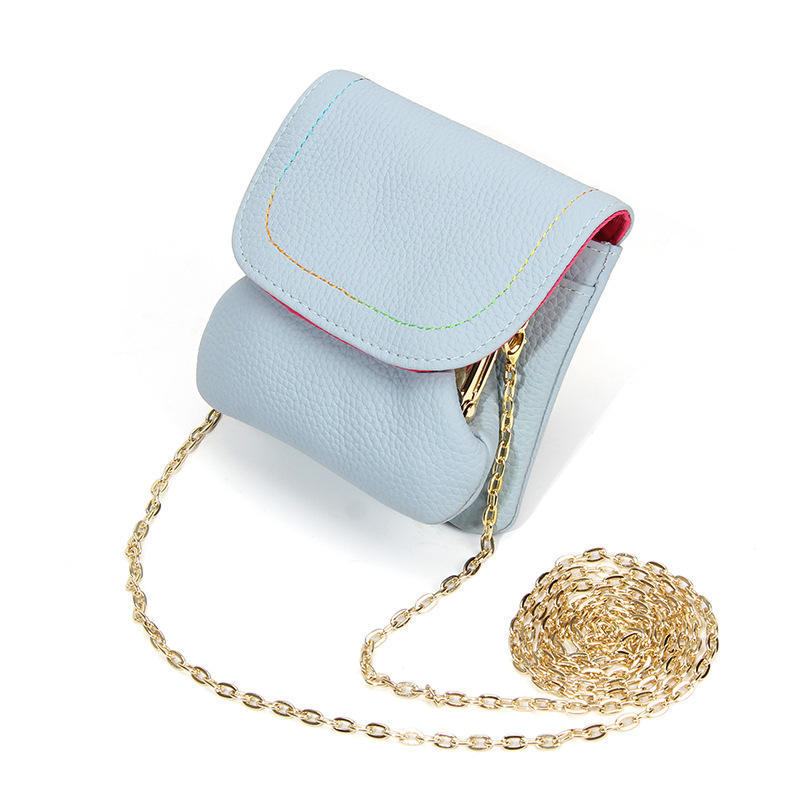 Light blue-light blue (with thin chain)