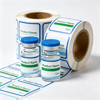 Autocollants personnalisés en vinyle haute adhérence pour flacons de 3 ml, 5 ml, 10 ml, résistants à l'eau, imprimés au laser UV, avec logo personnalisé, résistants à l'huile