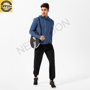 เสื้อฮู้ดผู้ชายสำหรับฤดูใบไม้ร่วงและฤดูหนาว แบบสวมหัว แขนยาว มีช่องสำหรับนิ้วมือ เหมาะสำหรับออกกำลังกาย - Product Image 1