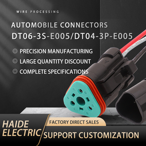 자동차용 <span class=keywords><strong>3</strong></span>핀 여성형 HD031Y-1.6 커넥터 플러그 하우징, 도이치 DTM/ATM <span class=keywords><strong>2</strong></span>웨이 커넥터 플러그 키트 - Product Image 2
