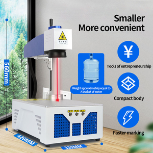 LY Machine de gravure de marquage laser à fibre de bureau 20W 30W 50W Graveur de métal pour PVC Plastique Acier inoxydable Découpe d'or - Product Image 2