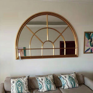 Espejo de Pared de Vidrio con Marco de Metal Arqueado New Hope, Espejo Decorativo Hecho <span class=keywords><strong>a</strong></span> <span class=keywords><strong>Mano</strong></span>, Ecológico, Duradero, Decoración Personalizada para el Hogar - Product Image 5