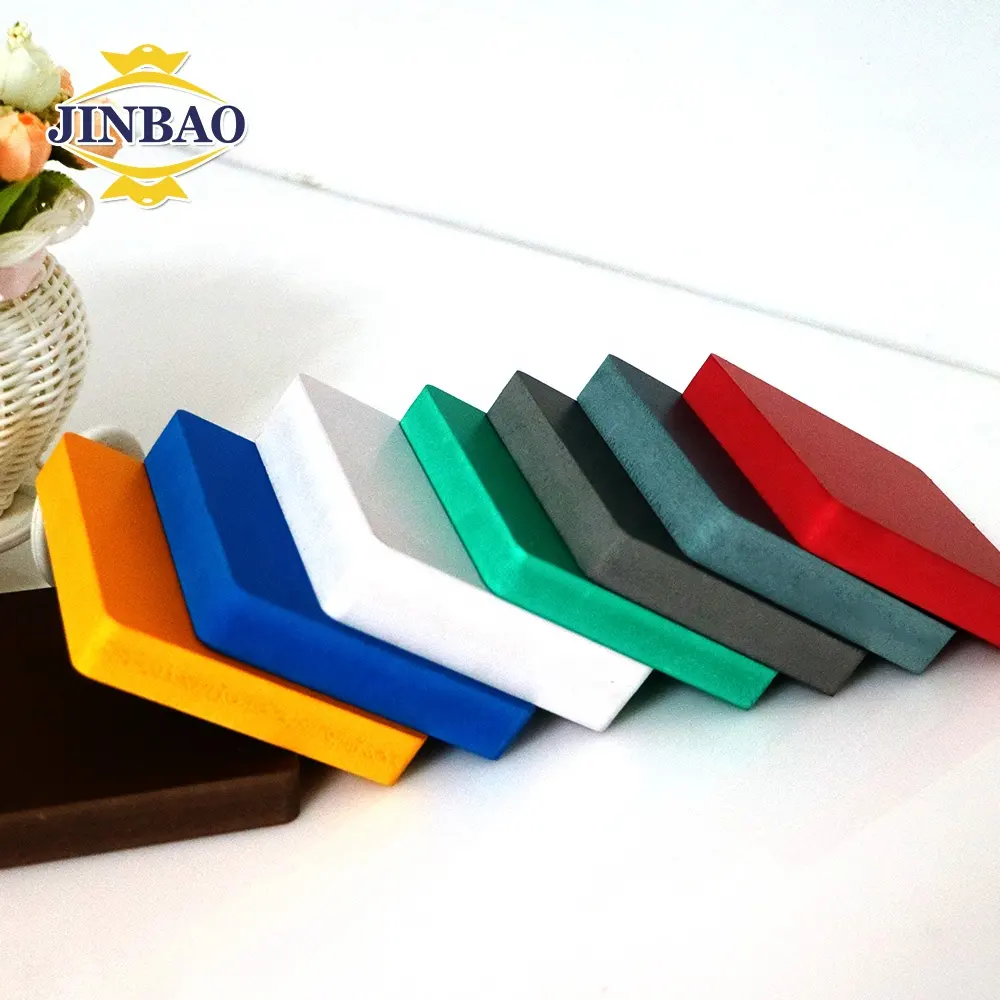 JINBAO 4x8 ft advertising material polyvinyl chloride sintra celuka 8mm 10mm 12mm pvc foam white