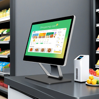 Terminal POS Android Portátil con Pantalla Táctil Capacitiva de 15.6 Pulgadas, NFC Integrado, Impresora Térmica de 58 mm, SSD de 128 GB, 1 Año de Garantía