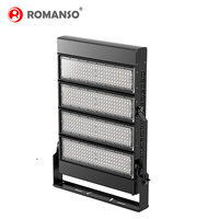 Projecteur LED pour terrain de football extérieur ROMANSO, étanche IP66, 800W 1000W 1200W, certifié CE ROHS ETL