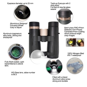 กล้องส่องทางไกลกันน้ำ 10x42 8x42 คุณภาพสูงสำหรับดูนก - Product Image 6