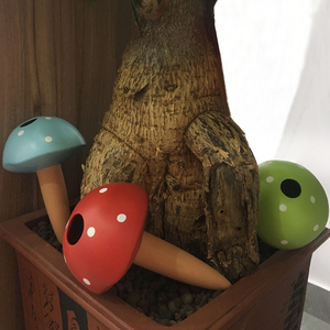 Sistema de riego automático de hongos de terracota coloridos <span class=keywords><strong>para</strong></span> jardín al aire libre, picos de goteo, Sensor de humedad del suelo, dispositivo de riego de plantas - Product Image 5