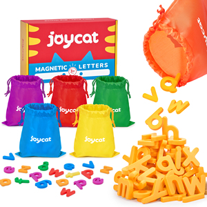 Joycat - Juguete de Letras Magnéticas del Alfabeto, 312 Letras Minúsculas Magnéticas, Juego Educativo de Aprendizaje <span class=keywords><strong>para</strong></span> <span class=keywords><strong>Preescolar</strong></span>, Aprendizaje del Abecedario - Product Image 1