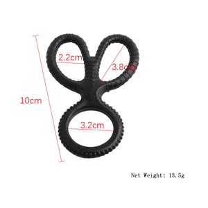 Caja Personalizada Gratis - Anillo para Pene de Silicona Reutilizable, Anillo para Pene Masculino, Retardante de Eyaculación, Productos para Adultos, Juguete Sexual para Hombres - Product Image 4
