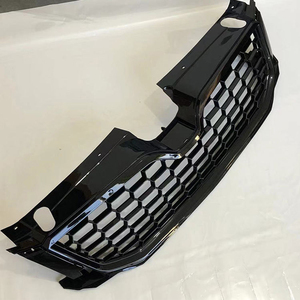 Grille de Style en maille de nid d'abeille calandre avant en ABS modifié pour VW <span class=keywords><strong>Skoda</strong></span> Octavia mise à niveau vers RS/VRS Style 2017 2018 2019 - Product Image 5