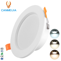 Downlight encastré sans cadre COB 9W 12W 18W / Downlight LED / Downlight encastré au plafond, Downlight intelligent, Downlights de plafond