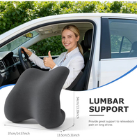 Coussin de soutien lombaire et appui-tête de haute qualité pour camionneur, siège de voiture et chaise de bureau