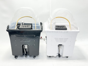 Lavabo Portatile per Spa Capelli Professionale da Barbiere, Stile Mobile Senza Impianto Idraulico con Serbatoio d'Acqua Interno - Product Image 2