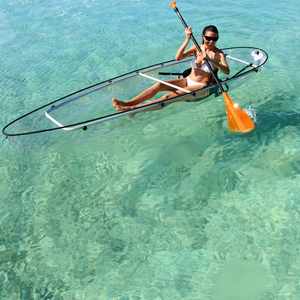 Kayak de Policarbonato con Fondo Transparente LIMELIGHT y Canoa Transparente de 3.1-4m de Longitud, Bote de Cristal para Resorts - Product Image 1