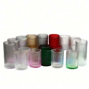 Eco Friendly Reusable Modern Simple <b>Teacup</b> Household Smoothie Cup Vertical Stripes Drinking <b>Glass</b> Cup Coffee Cup 250ml/360ml - Product Image 5