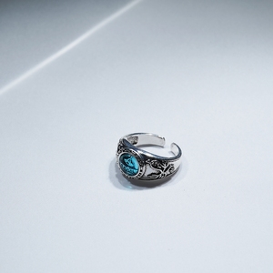 Anime Katekyo Hitman Reborn <span class=keywords><strong>Ring</strong></span> Giotto Anneaux en métal Halloween Homme Femme Cosplay Prop Accessoire Cadeaux - Product Image 3