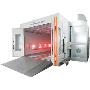 LX-D2 electrical heating used paint booth for sale hot selling auto spray booth CE certificated car spray booth painting