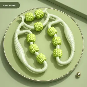 Rouleau de massage circulaire pour les jambes, <span class=keywords><strong>grand</strong></span> et petit, pour exercices musculaires, relaxation et massage, avec fonction musicale - Product Image 2