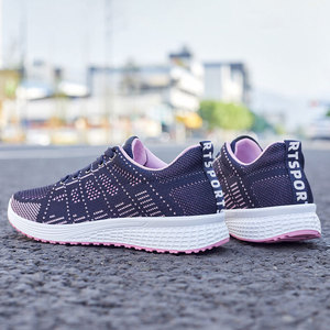 Zapatos Deportivos de Malla Transpirable para Mujer, Zapatos Planos Ligeros para Caminar - Product Image 6