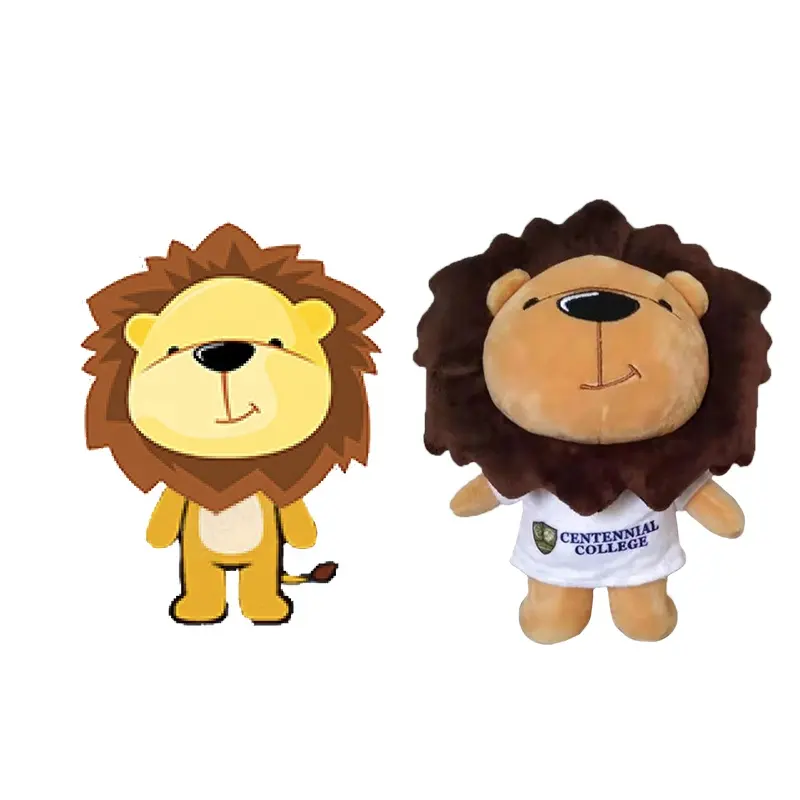 Factory OEM/ODM Animals Lion Activity Mascot Custom Plush Toys Plush Toys Custom Plush